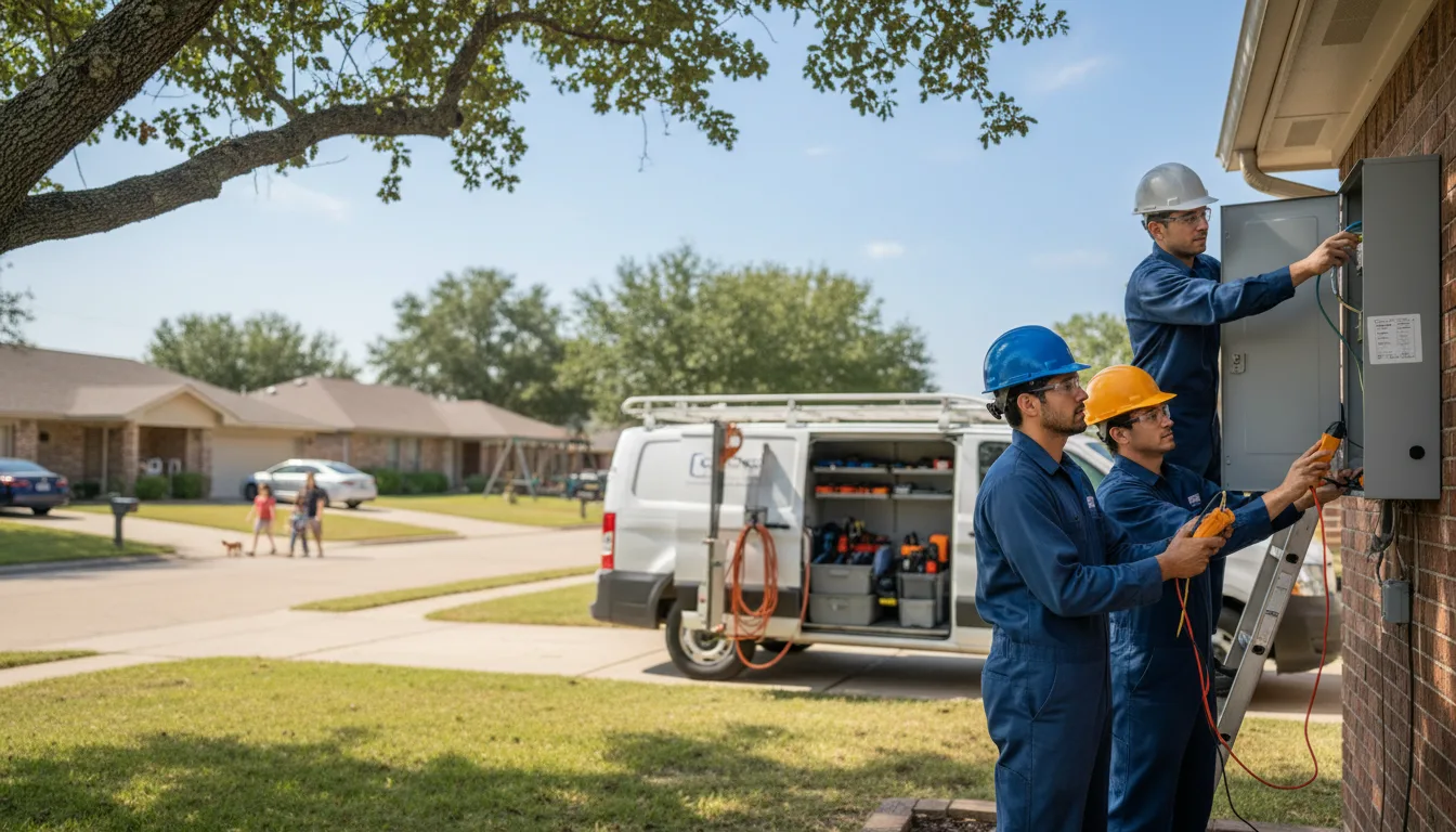 Certified electrician providing emergency electrical services in Bertrand, MO